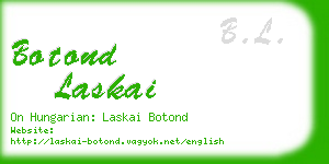 botond laskai business card